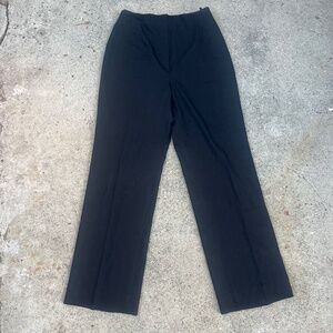 Piazza Sempione wide leg pants designer made in Italy black lightweight stretch